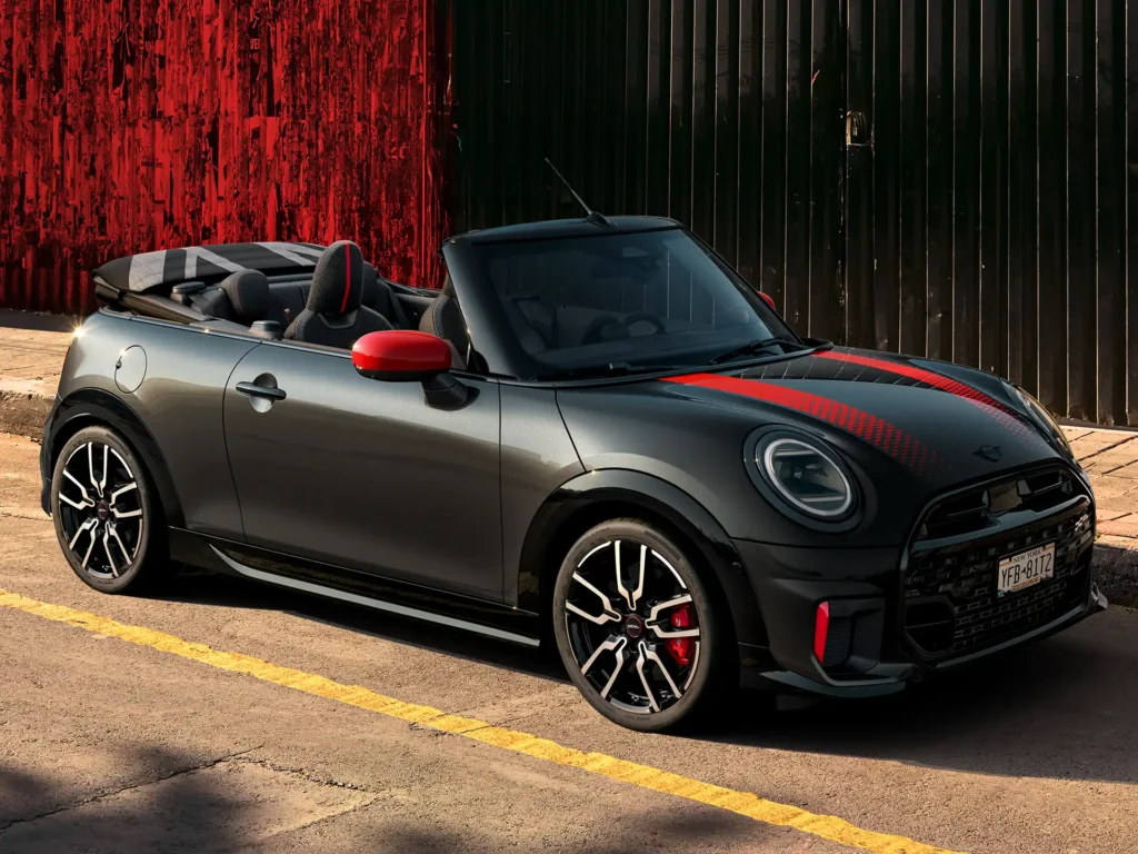 MINI Cabrio John Cooper Works warna Legend Grey